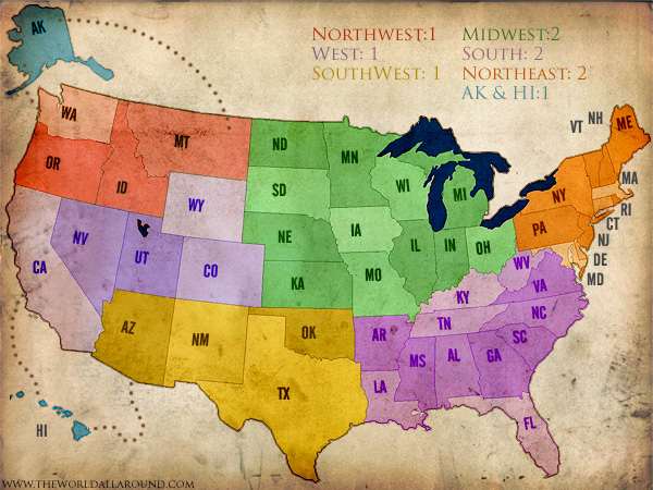 the map